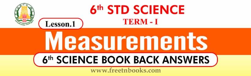 6th-standard-science-guide-in-english-measurements