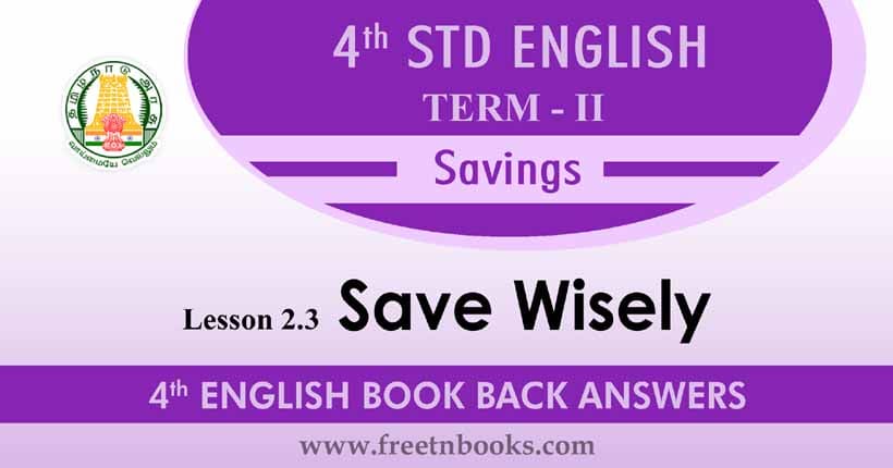 4th Standard English Book Answers